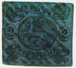 Herzogtum Braunschweig Mi.N° 7 1853, Freimarken: Wappen Im Waagerechtem Oval, 2 Silbergroschen Schwarz Auf Blau - Braunschweig