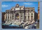 D106  Roma Fontana Di Trevi Con Auto D´epoca - Fontana Di Trevi