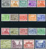 Germany Berlin 9N42-60 Mint Never Hinged Buildings Set From 1949 - Unused Stamps