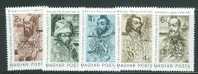 HUNGARY 1987 MICHEL NO 3886-3890  MNH - Unused Stamps