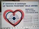 MEDICINA 3 SEMINARIO CUORE CARDIOLOGIA  A MARILLEVA TRENTO  N1978  CE7815 - Red Cross