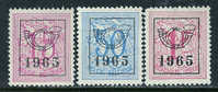 PO 761 - 765 - 768 - Typos 1951-80 (Ziffer Auf Löwe)