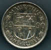 Ile Maurice (Mauritius) 1 Rupee 1990 Sup - Mauritius