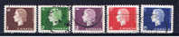 CDN 1962 Mi 348-52 - Used Stamps