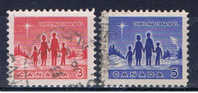 CDN+ Kanada 1964 Mi 379-80 Weihnachten - Used Stamps