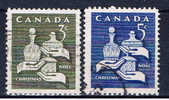 CDN+ Kanada 1965 Mi 387-88A Weihnachten - Gebraucht