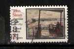 John Sloan Issue - The Wake Of The Ferry - Scott # 1433 - Used Stamps