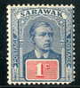 Sarawak Scott # 50 MLH VF Bottom Right Perf Is Intact But Bent Under.....................(C54) - Sarawak (...-1963)