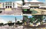 CPSM GUELMA (Algérie) - Souvenir De Guelma 4 Vues (monument Place....) - Guelma