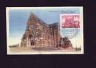 Carte Maximum BELGIQUE  N°Yvert 778 (Eglise De Chèvremont) Obl Sp Vaux Sous Chèvremont  8.12.48 - 1934-1951