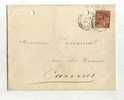 - MONACO . AFFRANCHISSEMENT SIMPLE SUR LETTRE DE 1906 POUR LA FRANCE . - Poststempel