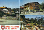 Carte Postale 74. Passy  Chalet  Hotel Du Centre Et Du Coteau Trés Beau Plan - Passy