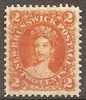 NEW BRUNSWICK - 1863 2c Queen Victoria. Scott 7. Mint Hinged * - Nuovi