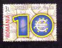 Romania, 2009 ANNIV.10 YEARS SINCE THE LAUNCHING OF THE "EURO" CURRENCY ,CTO,VFU. - Oblitérés