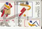 ¡¡OFERTA!! P-134 TARJETA DE ESPAÑA DE F.N.M.T. DE TIRADA 6100 - Timbres & Monnaies