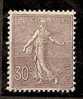 FRANCE - 1903/24 - Type Semeuse Lignée De Roty - Yvert # 133 - MINT (LH) - 1903-60 Sower - Ligned