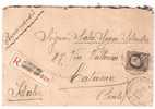 34015)lettera Con 1f Belghe + Annullo Da Bruxelles A Catania Il 20-11-1923 - Covers & Documents
