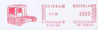NEDERLAND : 2000 : Red Postal Metermark On Fragment : TRANSPORT,CAMION,POIDS LOURD,TRUCK,TRACTOR,## RENAULT ##, - Camions