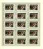 FC3768 - URSS 1971 - LA TRES BELLE FEUILLE  Neuve** De 15 TIMBRES N° 3768 (YT) - ART : Peinture Tableaux Peintres Russes - Full Sheets