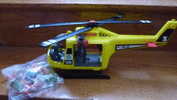 PLAYMOBIL EQUIVALENCE BOITE 3845 HELICOPTERE DE SECOURS 1996 A 2002 Incomplète - Playmobil