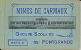 Mines De CARMAUX - Carnet Complet 15 CP- Groupe Scolaire De Fontgrande - Carmaux