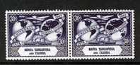 KENYA UGANDA TANGANYIKA KUT - 1949 UPU 75th ANNIVERSARY 30c HORIZONTAL PAIR MNH ** - Kenya, Uganda & Tanganyika