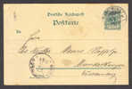 Germany Postal Stationery Ganzsache Entier Deutsche Reichspost Postkarte DORTMUND 1898 To MUNDERKINGEN - Postcards