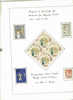 Themes   Tir A L´arc Un Bloc De 4et 4 Timbres Divers D´archers Sur Feuille Sale D´ Exposition - Tiro Con L'Arco