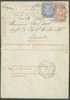 N°60 En Affr. Compl. S/E.P. Carte-lettre 10 Centimes Fine Barbe, Obl. Sc SCHAERBEEK (BRUX) En EXPRES Le 20 Sept. 1897 Ve - Postbladen