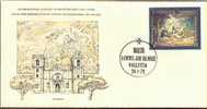 23 TM - FDC - Trésors Des Musées Du Monde - P.P. Rubens - Triomphe De La Vérité Sur L´Hérésie - 24-01-79 - Malte - Museen