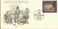 28 TM - FDC - Trésors Des Musées Du Monde - P.P Rubens - Le Triomphe De La Charité - 24-01-79 - Malte - Museos