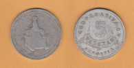 ESPAÑA COOPERATIVA  AZCOITIA   5  PESETAS  1.915    ALUMINIO  MBC/VF  DL-7252 - Andere & Zonder Classificatie