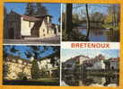 BRETENOUX - Lot - N°128 BW- Multi Vues - église - Bords De La Cere - Maison Repos - Les Quais - - Bretenoux