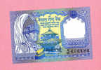 Billet De Banque Nota 1 Roupie Banknote Bill NEPAL - Nepal