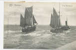 BELGIUM Wenduyne, A La Remorque, Sailboat, Zeilboot,  EX Cond. PC Mailed In 1921, STAR - Wenduine