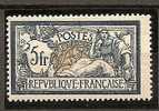 FRANCE - 1900 - Type Merson - Yvert # 123 - MINT (LH) - 1900-27 Merson