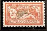 FRANCE - 1907/20 - Type Merson - Yvert # 145 - MINT (LH) - 1900-27 Merson