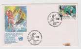 Switzerland Fdc 1987 Sport Athletics  Tennis -skiing  Cover Condition As Scan, Tennis, United Nations Geneva - Tennis