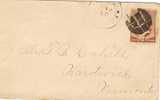 1372. Carta Fancy Cancel A Hardwick (Vermont)  R.P.O. Ferrocarril - Brieven En Documenten