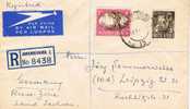 2223. Carta Aerea Certificada JOHANNESBURG  (South Africa)  1943 - Covers & Documents