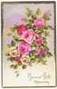 Jolie Carte De Fête Des Mères Avec Des Roses Se Dépliant (carte à Système?)-Circulé En 1959-Réf:3566 - Mother's Day