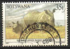 Botswana - 1987 35t White Rhino Used - Rhinozerosse