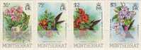 MONTSERRAT    Oiseaux Mouches 517 520** - Hummingbirds