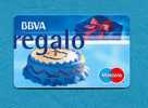 ( 2720 ) -  BBVA  Regalo - Maestro  -  (  Carte D'essai  )  -   *** TBE ***  -  Voir Scan  - - Tarjeta Bancaria Desechable