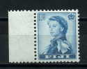 FIJI    1954   1d   Turquoise  Blue - Fiji (1970-...)