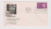 USA-FDC-1963-ELEANOR ROOSEVELT-FAMOUS PEOPLE, Candle - Mujeres Famosas