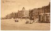 Wenduine / Wenduyne : Ezel Met Kar Op Het Strand ---Grand Hôtel ---1933 - Wenduine