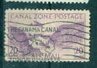 1931 20 Cent Canal Zone Air Mail #C11 Panama Canal Cancel - Kanalzone