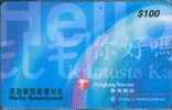 # HONG_KONG 26 Blue Hello $100 C&w Chip   Tres Bon Etat - Hong Kong