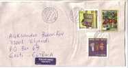 GOOD BRAZIL Postal Cover To ESTONIA 2009 - Good Stamped: Cherry; Papel; Metal - Lettres & Documents